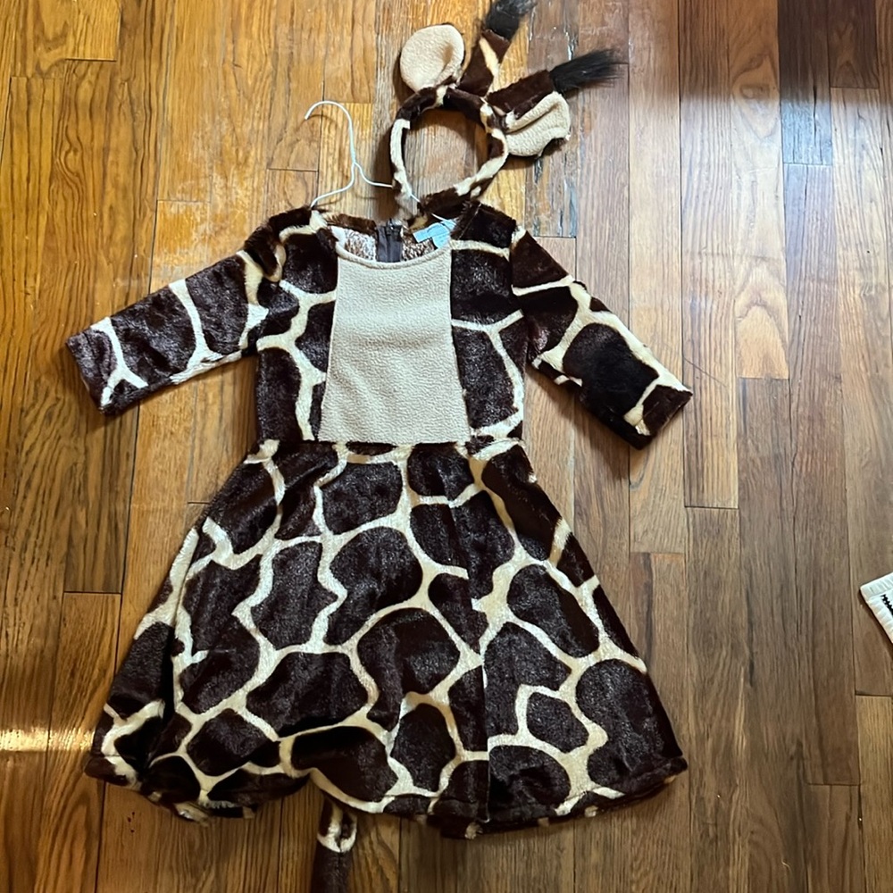 ADORABLE girls Giraffe costume, youth small